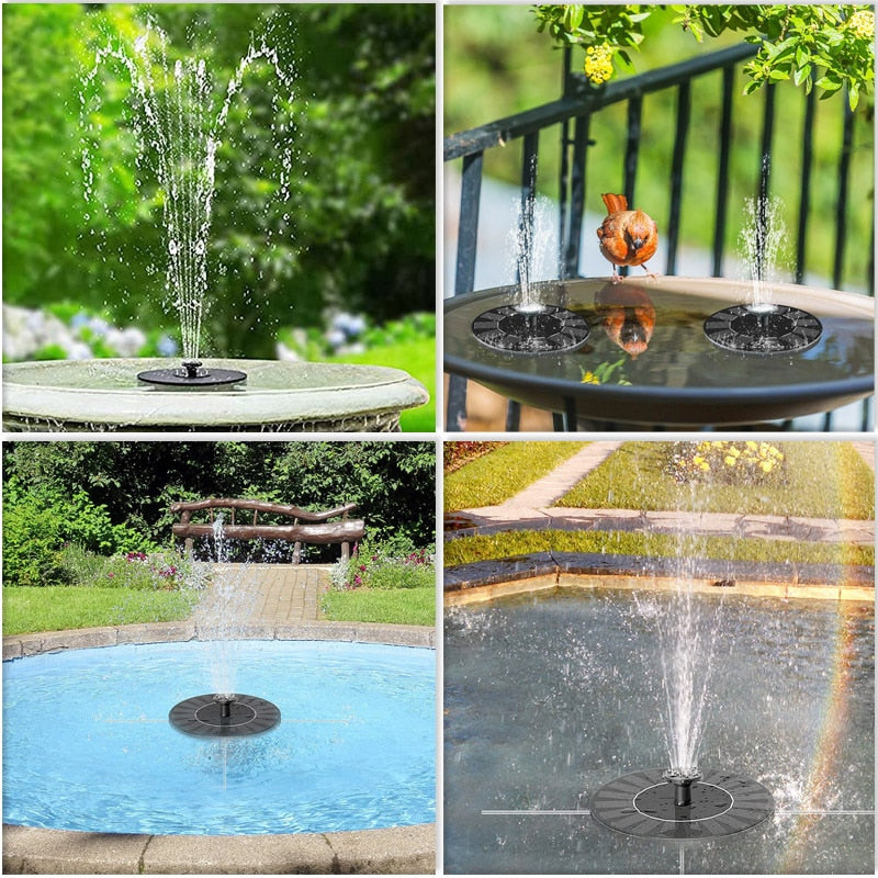 Solar Garden Fountain