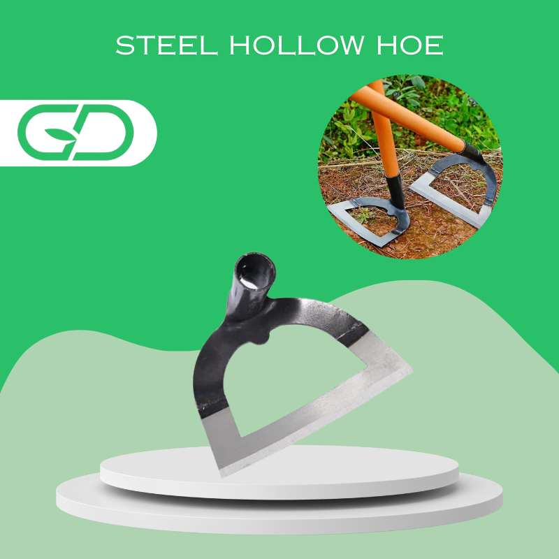 GardenDose® Steel Hollow Hoe