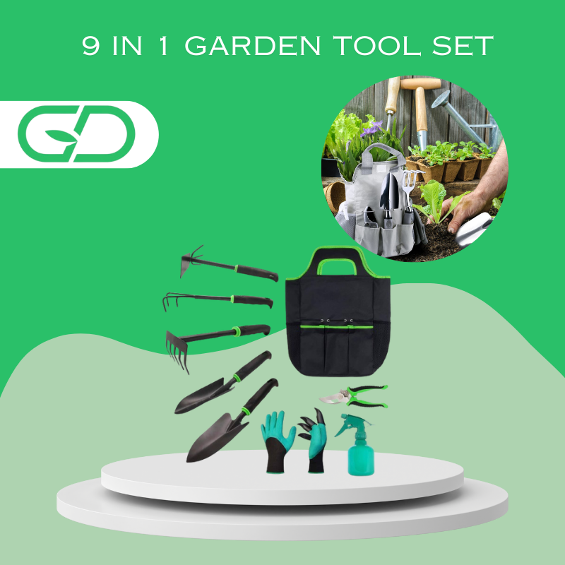 GardenDose® 9 in 1 Garden Tool Set